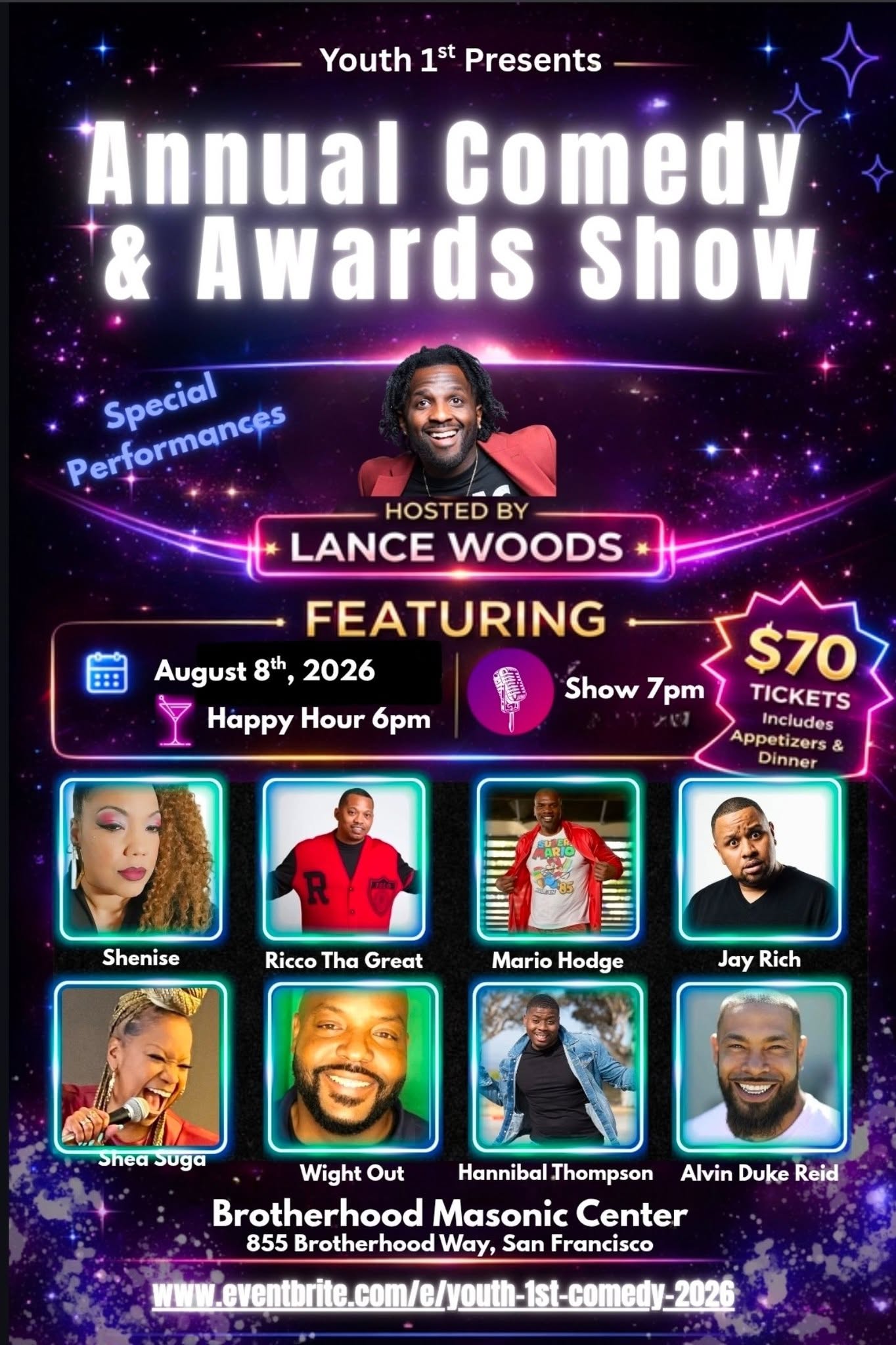 Annual Comedy & Awards Show Hosted By Lance Woods